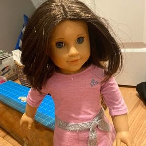 American Girl Doll Bk Br Hair Br Eyes Lt Skin